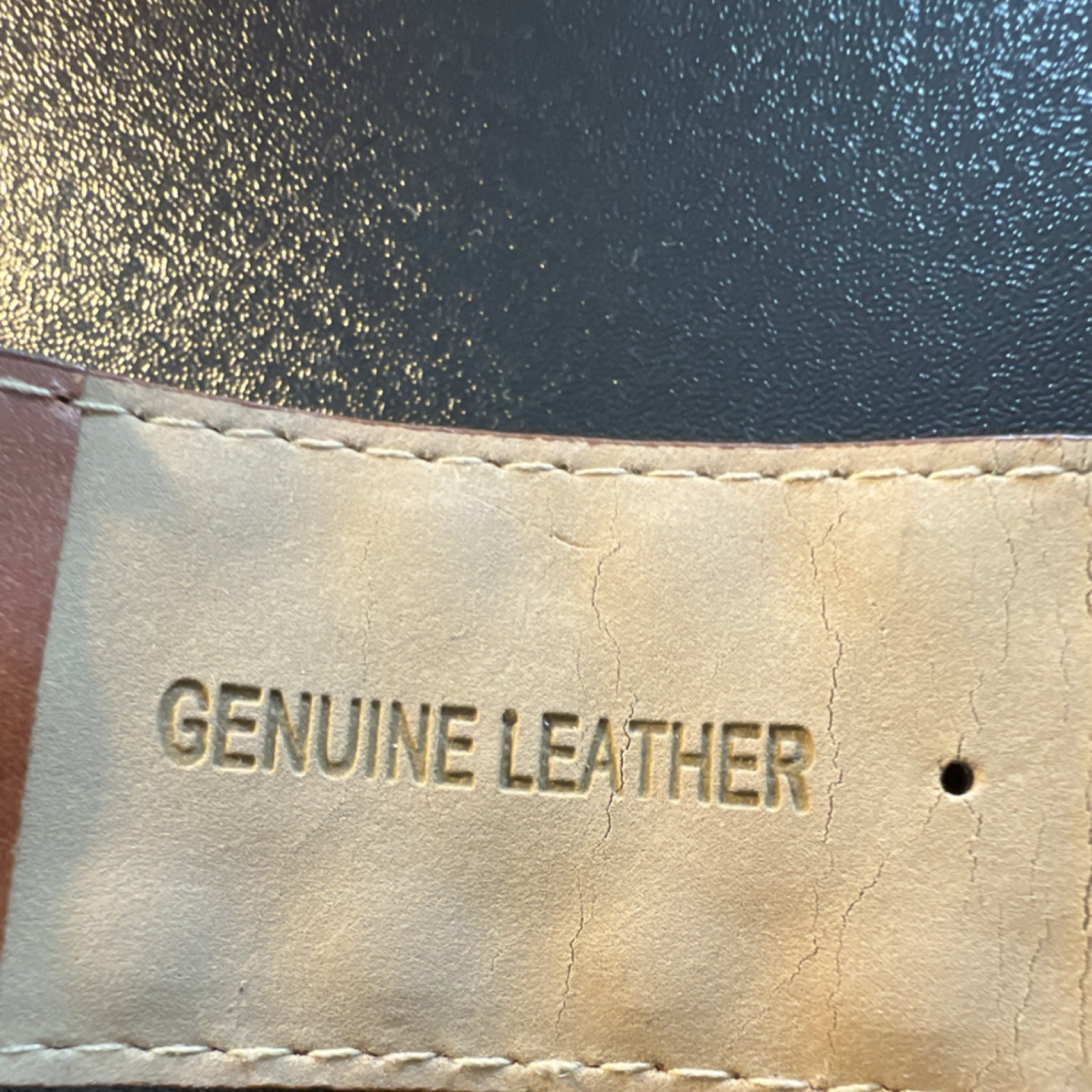 Vernier Gold Rectangular Quartz Analog Brown Leat… - image 6