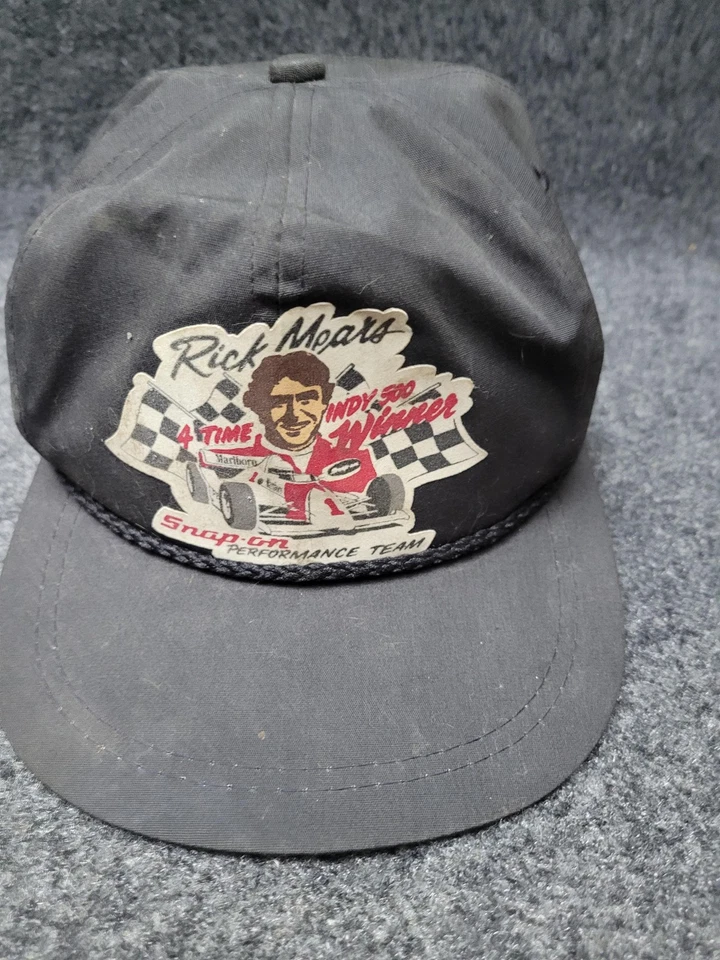 Vintage Rick Mears Hat Cap Strap Back Mens Indy 500 Racing USA 4 Time Winner 90s - Image 3 of 4