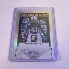 Panini 2024 Totally Certified Antoine Bethea Colts SSD-ABA Auto Football Card