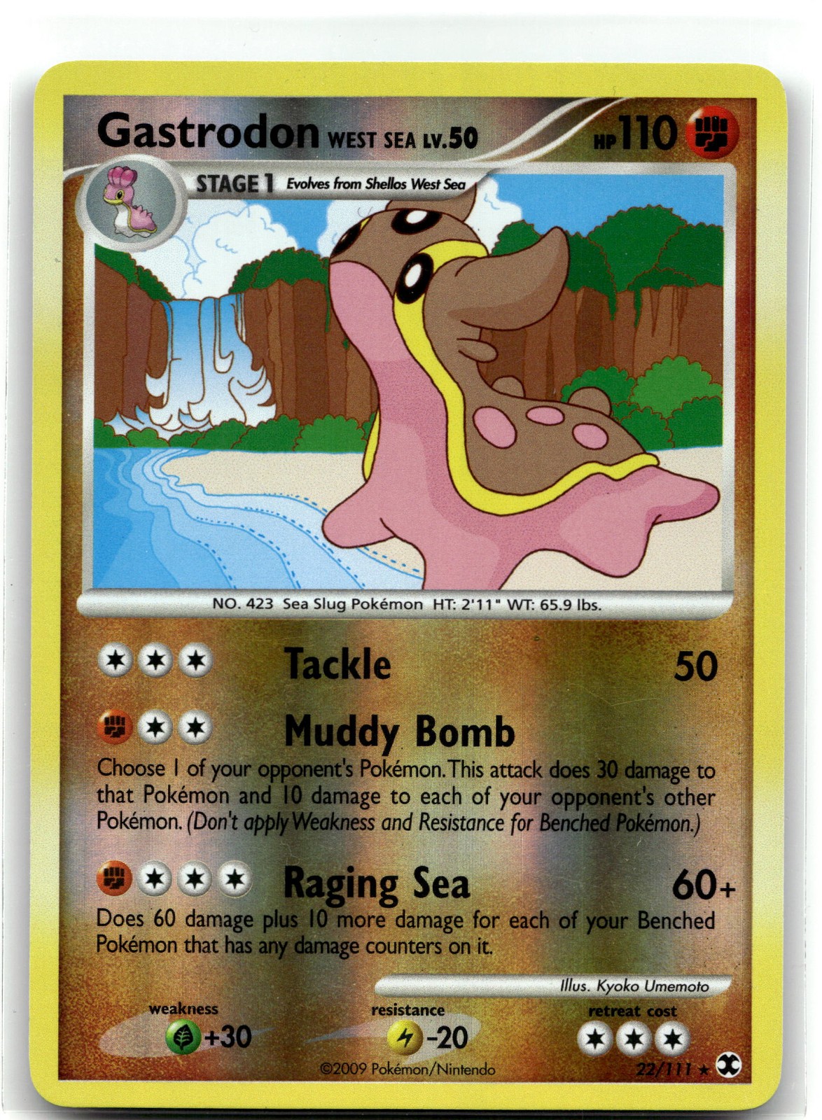 Gastrodon West Sea Reverse Holofoil [RR - 22/111]