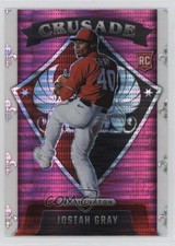 2022 Panini Chronicles Crusade Pink Pulsar Prizm Josiah Gray #6 9cx