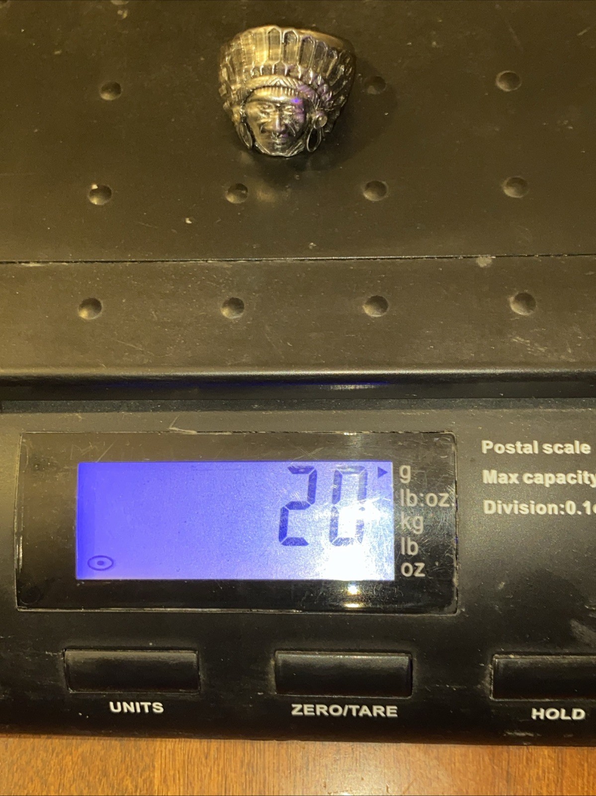 Indian Apache Chief Head Ring Native American Men… - image 5