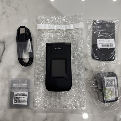 Orbic Journey V  Camera RC2200L Black TracFone Cellphone 4G LTE Flip Phone