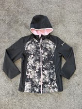 Free Country Girl's Floral Softshell Hooded Jacket with Fleece Lining Size 14/15