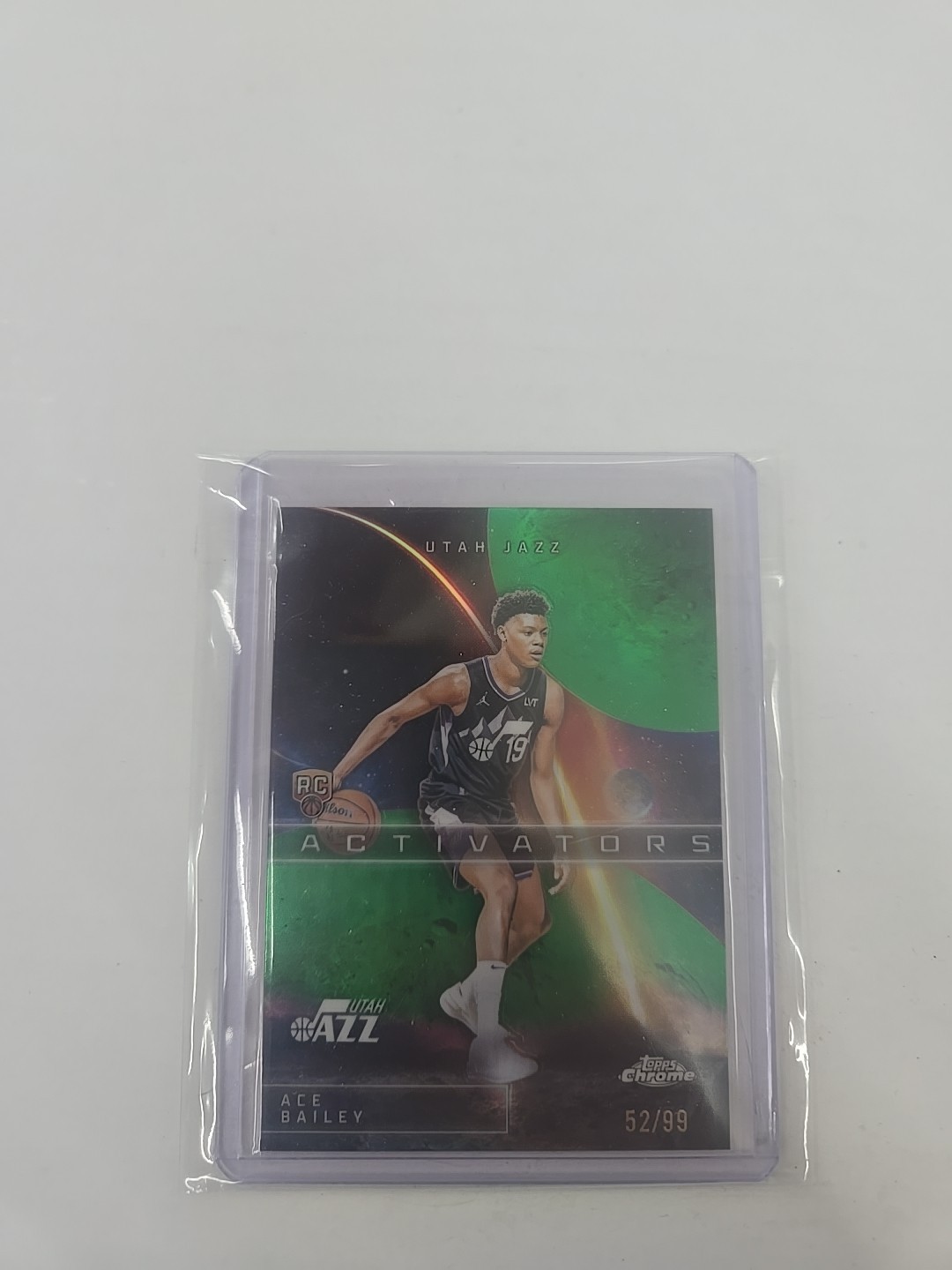 Ace Bailey Rookie /99 Activators Green Refractor /99 2025-26 Topps Chrome RC SP
