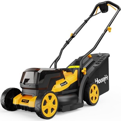 40V Cordless Lawn Mower Compatible with Dewalt 2x20V MAX Battery, 14 Inch Ele...