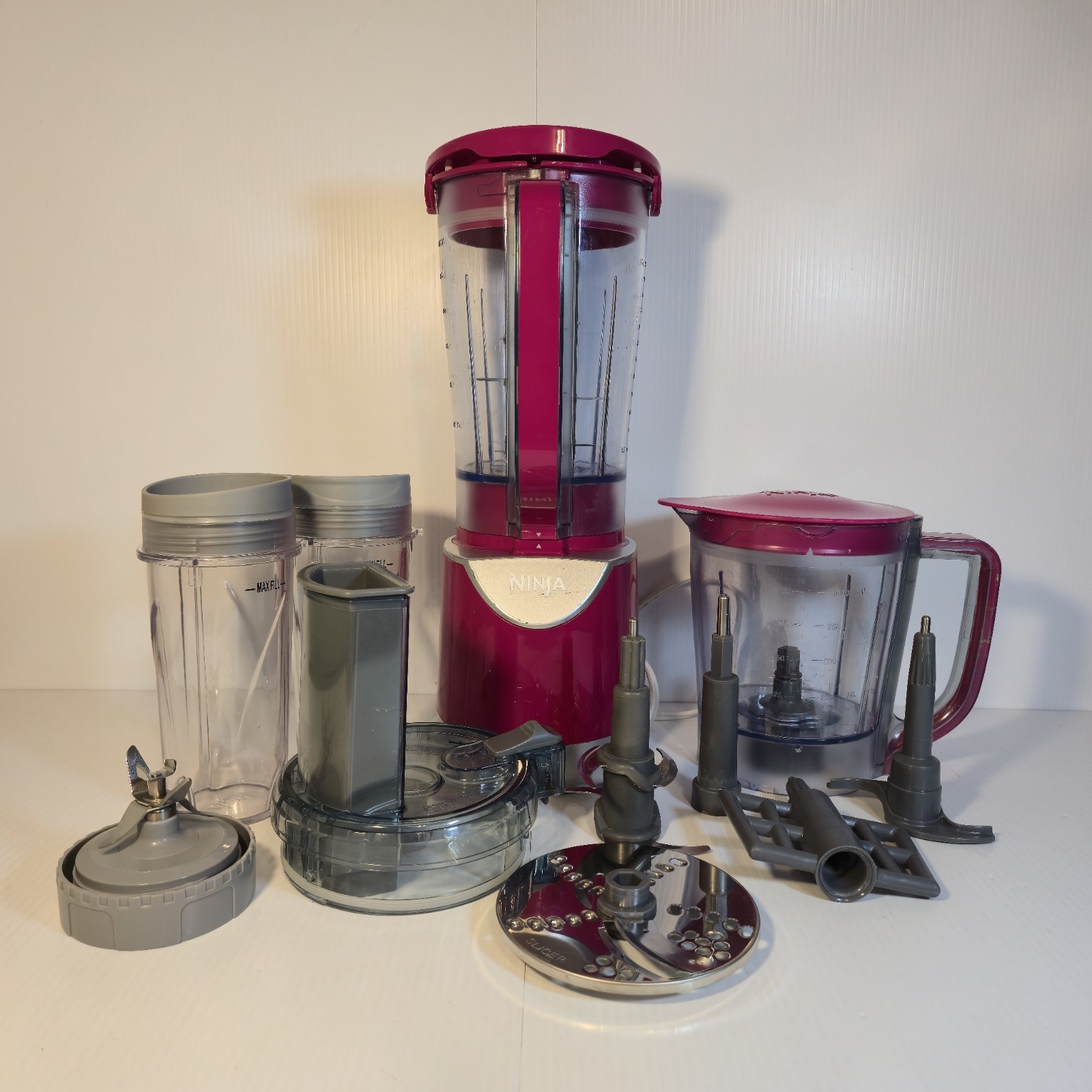 Kitchen System Pulse BL206Q Pink 40 & 48oz Blender & Shredder Set