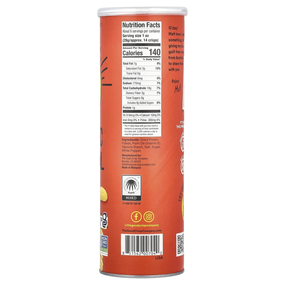 Potato Crisps, Classic Original, 5.6 oz (160 g) - Image 2 of 2