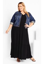 Avenue Women's Plus Size Eva Plain Dress