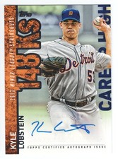 2015 Topps Update Kyle Lobstein Career High Autographs #CHA-KL Tigers