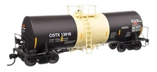 100051 Walthers HO 40' Trinity 14,000-Gallon Molten Sulfur Tank Car CGTX #13925