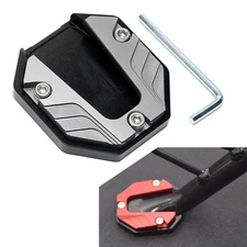 Motorcycle Kickstand Extender Foot Side Stand Extension Pad Support Plate