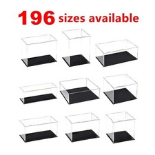 Clear Acrylic Display Box Dustproof Case Cabinet Car Models Toys Collectibles UK