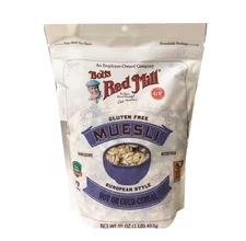 Bob's Red Mill New European Style Hot or Cold Cereal Museli 14oz, 1 Pack... 