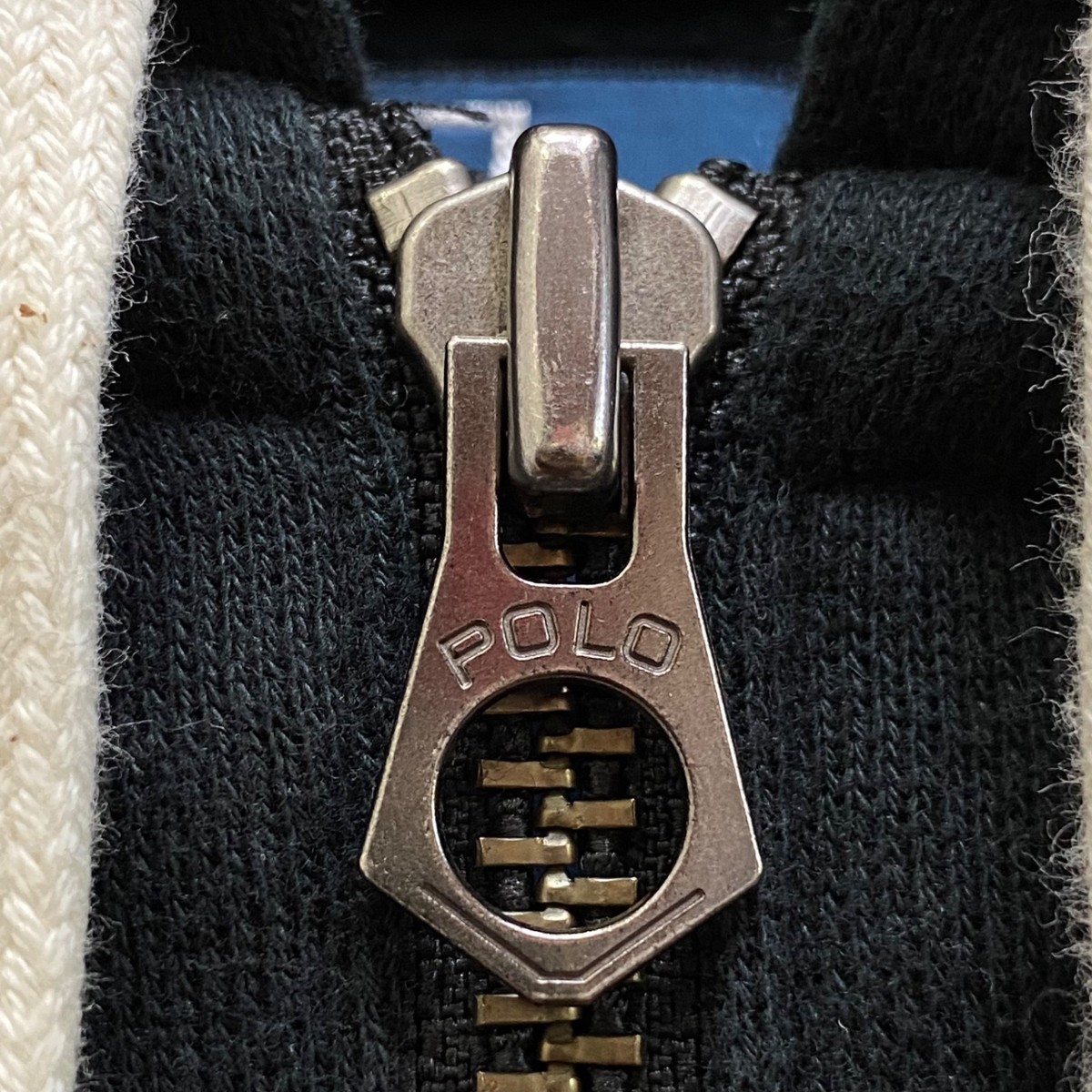 Vintage Polo Ralph Lauren Zip Hoodie: Black, Kanji Dragon