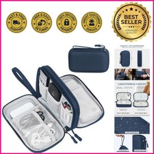 FYY Electronic Organizer, Travel Tech Pouch Bag, Cable Organizer Navy