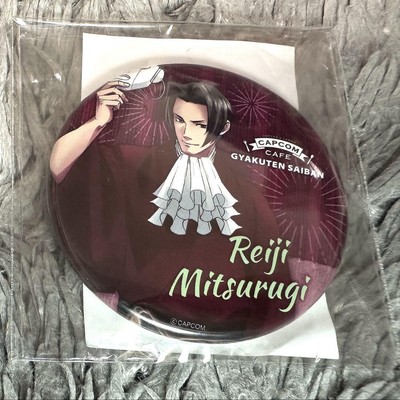 Ace Attorney Capcom Cafe Can Badge Summer Festival Miken Rei Samurai