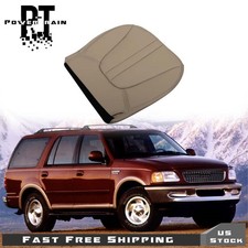 For Ford Expedition 97 98-2002 Driver Bottom Seat Cover Eddie Bauer Leather Tan