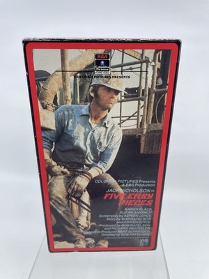 Five Easy Pieces VHS - Red Border Box RCA Columbia