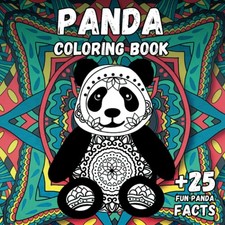 Panda Coloring Book: Stress Relief  Relaxation for Adult or Kid - Cute  Be...