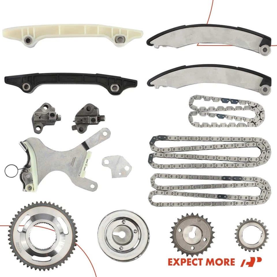 Kit de cadena de distribución del motor A-Premium 14 piezas para Mitsubishi Raider 2006-2009 Foto 2 de 4