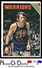 1975-76 Topps #157 Jeff Mullins Golden State Warriors Basketball Card