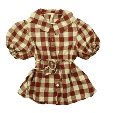 Rylee + Cru Olive Ruby Plaid Dress Toddler 2-3 Years Girls Casual Kids Clothing
