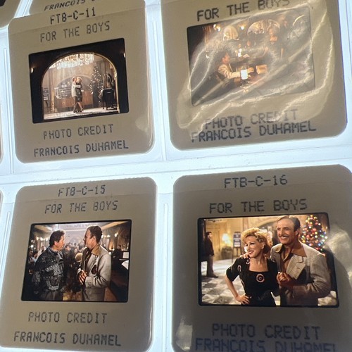 For the Boys Press Kit 16 Promo Picture Slides 1991 Bette Midler James Caan Film - 第 4/21 張圖片