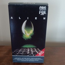 Cbs/fox Video Alien Vhs Hi-fi Stereo Ntsc R (1979) Ridley Scott Sigourney Weaver