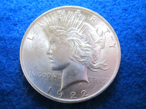 1922 Peace Silver Dollar - Well Struck Choice Bright Uncirculated