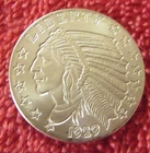 1929 1/2 oz .999 INDIAN HEAD Liberty Fine Silver Round