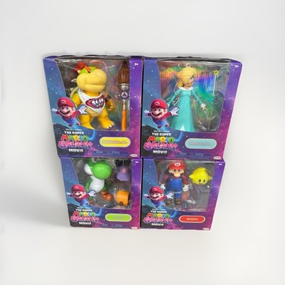 Super Mario Galaxy Movie 5  Figure Full Set, Mario, Yoshi, Bowser Jr , Rosalina