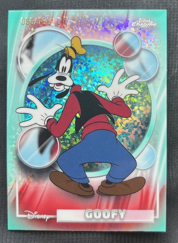 2026 Topps Chrome Disney - Goofy #52 - Aqua Mini-Diamond Refractor /199