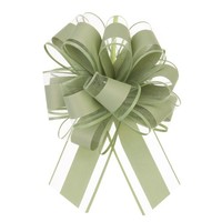 "5Stk 6\" GroßE Ziehschleife Organza Geschenkverpackung Schleifenband, Armee GrüN"