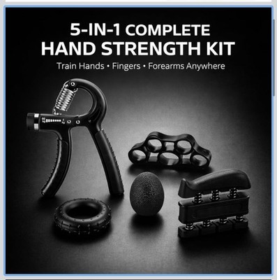 Grip Strengthener Trainer Kit Handgriff verstellbar 5-60kg Grifftrainer Set