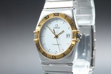 Omega Constellation 32 mm 396,1070,1 18 k y SS 1992 casi como nuevo cuarzo vintage para hombre