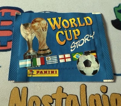 (1)  Sealed Pack 1994 Panini Sonric s World Cup Story Stickers Pele Maradona