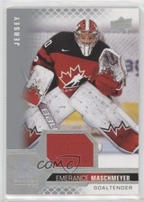 2022 Team Canada Juniors Women's WC Jersey Relics Emerance Maschmeyer #60 2vh