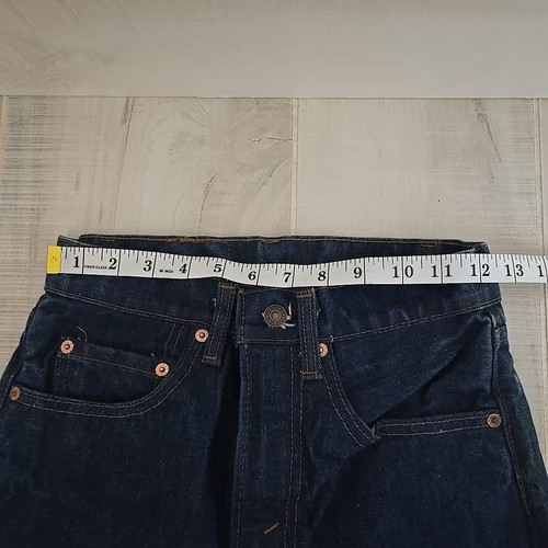 JEANS VINTAGE UOMO LEVI'S RARO 505 0217 BLU DENIM! TAVOLA ROSSA DRITTA! USA 27x34 - Foto 18 di 23