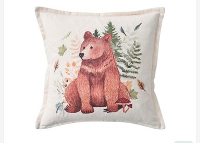 Nutmeg Home Woodland Bear Kissen