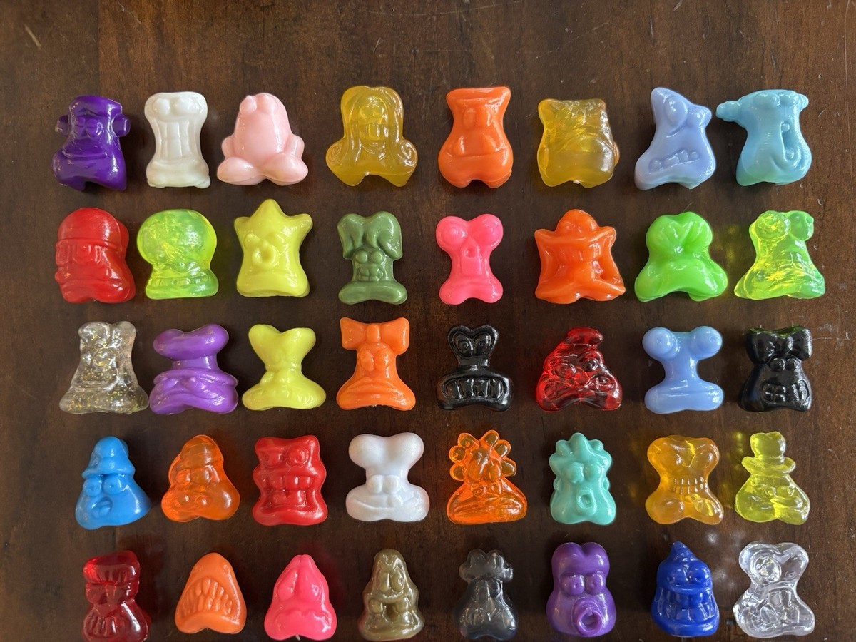 100% Complete Set of 1996 Gogos Crazy Bones w/ Ice Short Neck