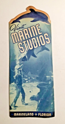 Marine Studios Marineland Florida 1955 Vintage Brochure