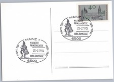 Sonderstempel Mainz 1984 Mainzer Prinzengarde Jubiläumstage