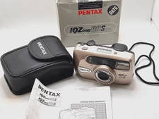 Mint - Pentax IQ Zoom 80S: 35mm Point and Shoot Film Camera w/ Case[TESTED]