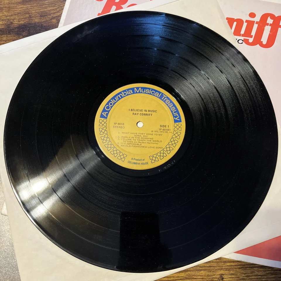 RAY CONNIFF-I BELIEVE IN MUSIC-Columbia Musical Treasury-1P6018 Stereo 1972  - Image 4 of 4