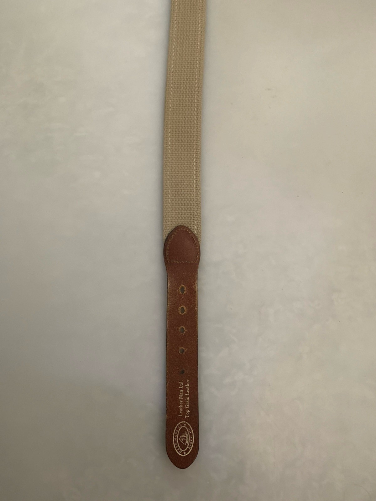 Washington & Lee University Golf Belt Men’s 38 Trident Logo Leatherman Nice! thumbnail 9