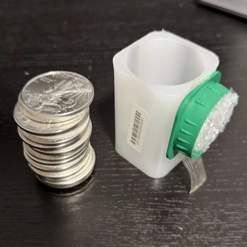 Roll of 20 - 2013 - 1 oz American Silver Eagles  - BU Coins in US Mint Tube