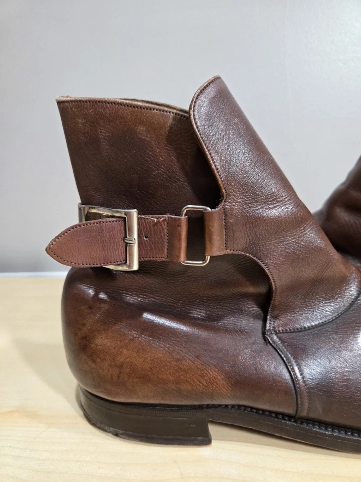 Botas Chukka De Colección Para Hombre Talla 9 Florsheim Imperial Hebilla Cuero Foto 2 de 4