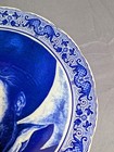 Antique Delft Blue Hanging Wall Plate "Smiling Gentleman"  J J Rubens — photo 5
