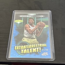 Giannis Antetokounmpo 2023-24 Chrome Cosmic Extraterrestrial Talent Blue 61/99